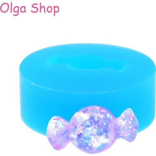 KYL179 23.4mm Candy Silicone Mold - for Sugarcraft, Fondant, Cake Decorating, Icing, Gum Paste, Resin Clay, Cookie Biscuit Mold