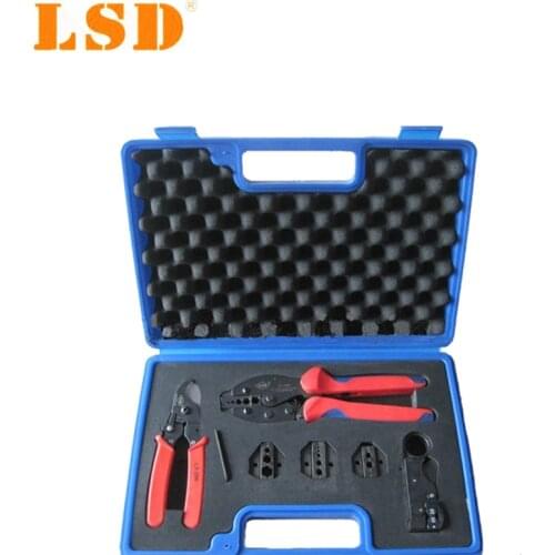 LY-05H-5A2 High Quality Combination Tools in plastic box with LY-05H Crimper LS-206 Cutter LS-312B Stripper and die sets