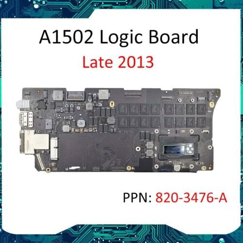 661-8147 820-3476-A For Macbook Retina A1502 me865 Late 2013 2.4G 16GB Logic Board Motherboard Fully Tested
