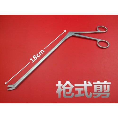 Medical orthopedics instrument stainless steel rongeur forceps curved head scissors L-type scissors medical ues scissors