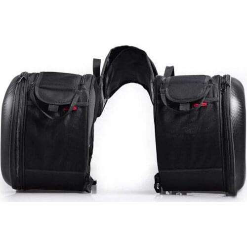 New Motorcycle Waterproof Racing Race Moto Helmet Travel Bags Suitcase Saddlebags + One Pair of Raincoat