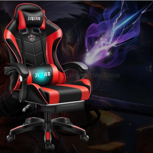 New gaming chair,ergonomic chair,office chair,comfortable massage gamer chair,High-quality LOL Internet cafe racing chair 2021