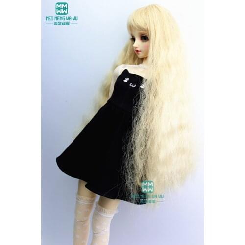 BJD doll clothes girl dress fits 1/3 BJD doll fashion black Cat ear quality temperament dress