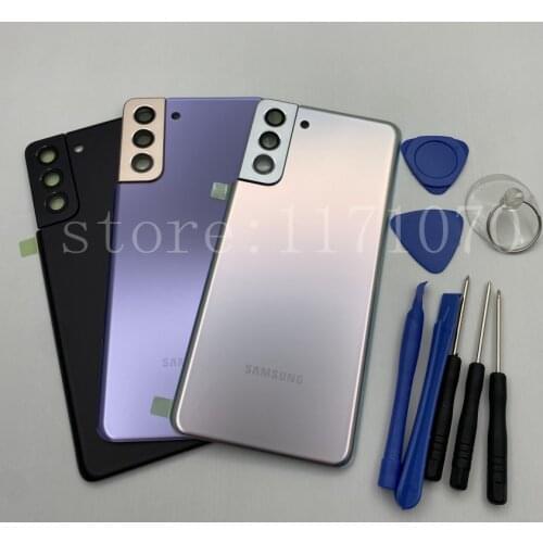 Original Samsung Galaxy S21+Plus 5G Back Case Battery Cover Glass Housing Cover for S21PLUS G975 Door Rear Case Replaceme TOOL