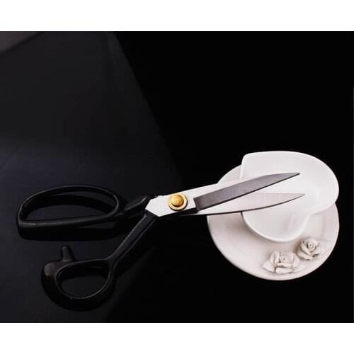 Pulaqi Professional Tailor Scissors Vintage High Quality Stainless Steel Fabric Leather Cutter Craft Scissors Sewing Accessories