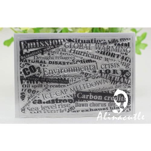 CLEAR STAMPS letters words background Alinacraft Scrapbooking Card paper craft cardmade silicon rubber roller transparent stamp