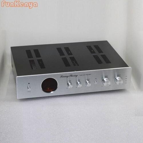 Mini Size W135 D310 H55 Power Amplifier Chassis DIY Aluminum Amplify Housing Decoder Shell Rear Pre Amp Case Enclosure CJ-156