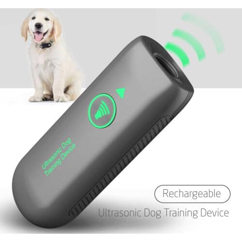 3 In1 USB Charging Ultrasonic Dog Training Device Anti Barking Bark Stop Hand-Held Dog Repeller Bark Control Pet Training Tool