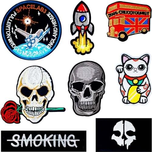 Undead Universe Iron On Patch Badge Fabric Textile Sewing Epaulette Logo Beautiful Highlight Unique Personality Cool Decoration