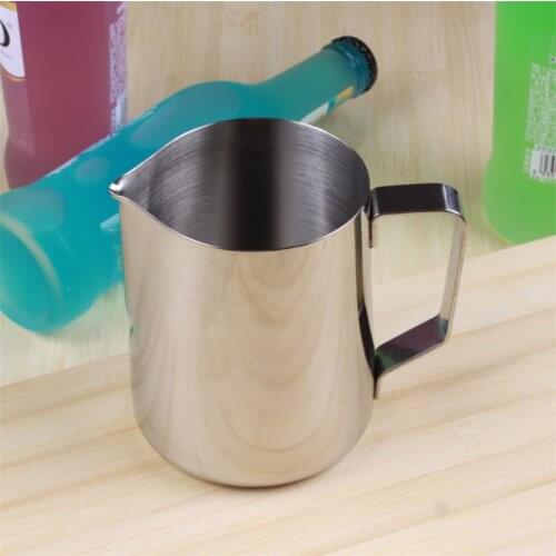 Thickened Japanese Style Coffee Pots Espresso Coffee Milk Jugs Mugs Frothing Cup Handle Craft Coffee Garland Cup Stainless Steel