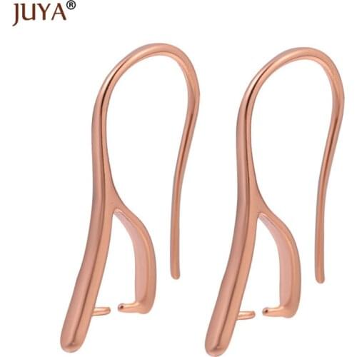 Juya Minimalist Earrings Clasps Hooks for DIY Handmade Woman Jewelry Making Findings Accessories Fashion Design Earrings Hooks
