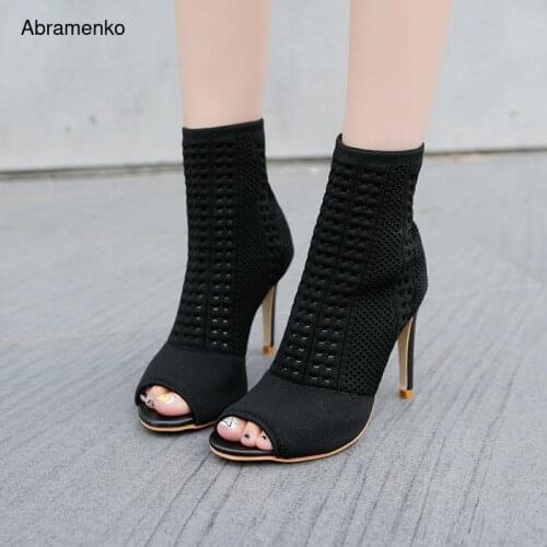 Women Sandals Summer Shoes For Women Shoes Open Peep Toe Heels Sandals Gladiator Women Black Shoes Pumps Boots Plus Size 35-40