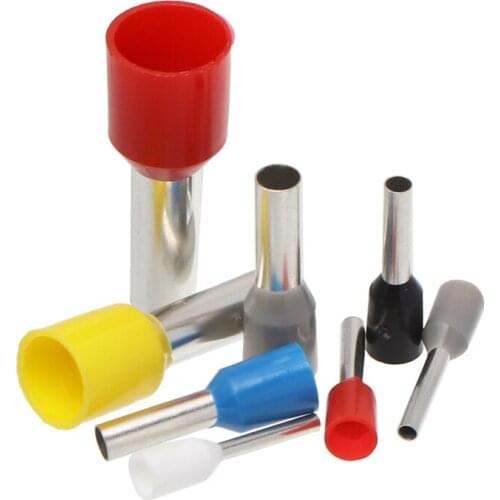 1250 PCS Wire Connector Electrical Terminals Insulated Ferrules Terminal Block Cord End Crimping Tube Terminal Wire Terminals