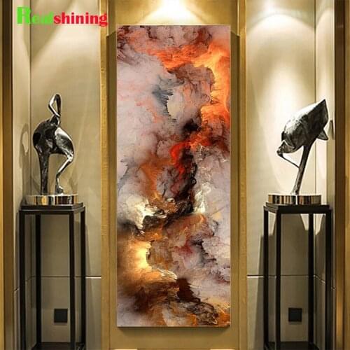 5D DIY Diamond Embroidery Abstract art, colorful clouds Full Kits Needlework Diamond Painting Cross Stitch Decor For Home N1657
