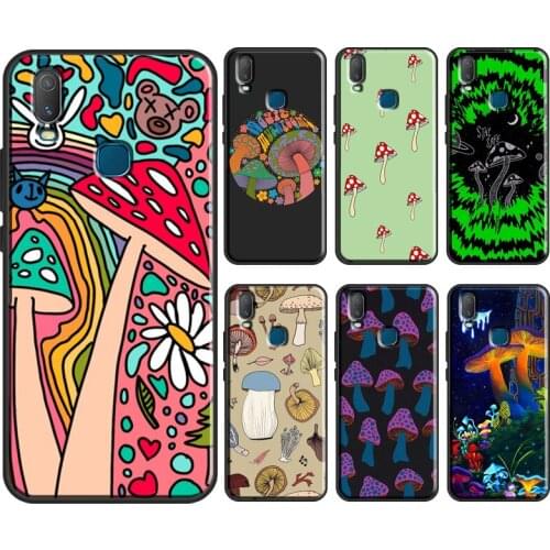 Magic Mushrooms Case For Vivo V17 Neo V20 SE Y1S Y12 Y17 Y30 Y50 Y70 S1 Y91C Y20 S Y11 2019 Back Cover
