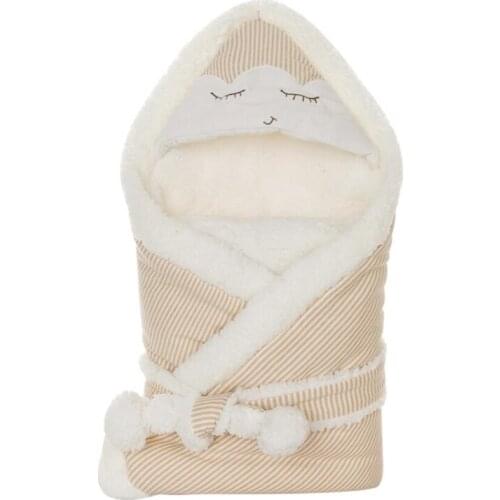 Baby Winter Thicken Blanket Newborn Envelope Stroller Wrap Baby Sleeping Bags Footmuff Fleece Thermal Swadding holding blankets