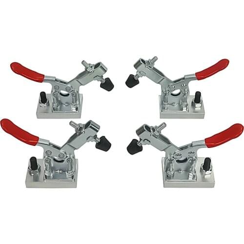 Holding Capacity 90Kg Horizontal Toggle Clamp Metal Quick Release Tool Work Table Metal Clamp Engraver Fastening Platen Router