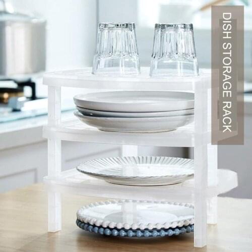 Kitchen Storage Racks Dishes Dish Racks Bowls Trays Drains Cupboards Cutlery Storage Boxes Can stack dishes tray shelving 2020