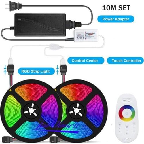DC12V 5050 LED Strip RGB / RGBW 5M 300LED LED Light Strip Color Changeable Flexible light Strip+2.4G Remote Controller+LED power