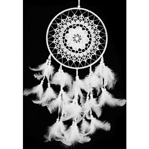 Dream Catcher With Feathers Wall Hanging Decoration Handmade Ornament Craft Gift