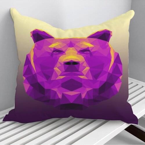 Bear Throw Pillows Cushion Cover On Sofa Home Decor 45*45cm 40*40cm Gift Pillowcase Cojines Dropshipping