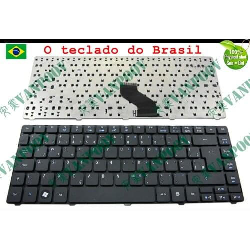 New BR Laptop keyboard for Acer Aspire 3410 3410T 3410G 3810 3810T 3820 3820G 3820TG 3820T 3820TZ 3820TZ Black Brazil V104630DK3