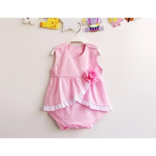 New Baby girls sleeveless Romper Outfits Cotton Jumpsuit Climbing Clothes