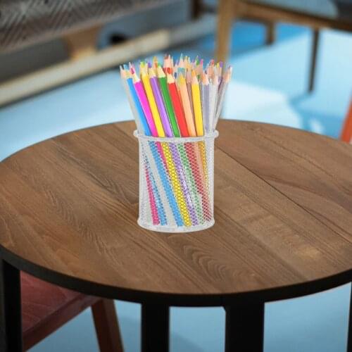 Office Mesh Desktop Organizer Caddy Multifunctional Tidy Storage Case Pencils Holder Letter Sorter