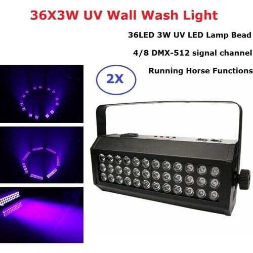 36 LEDs Disco UV Bar Lights Party Dj Lamp UV Color LED Wall Washer Lights For Christmas Laser Projector Stage Wall Washer Light