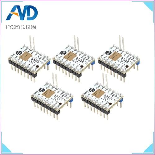 6pcs TMC S2225 V1.1 Stepping Motor Driver Stepsticks Mute Driver UART Replace TMC2208 TMC2209 256 Microsteps 2A Peak TMC2225