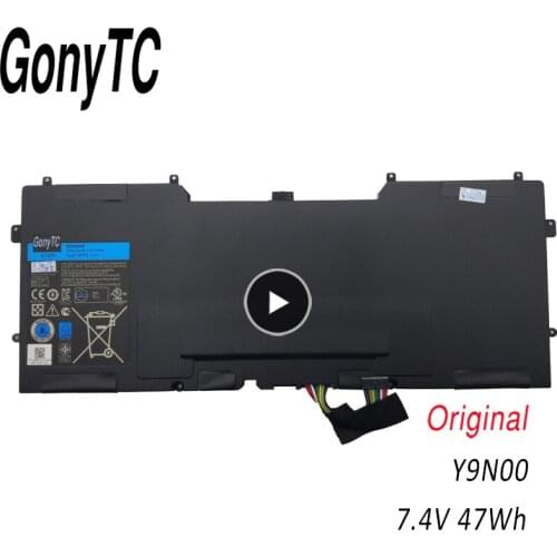 GONYTC Y9N00 C4K9V New Laptop Battery for DELL XPS 12 XPS13- L321X XPS13-L322X L321X C4K9V 3H76R Y9N00 489XN 7.4V 47WH