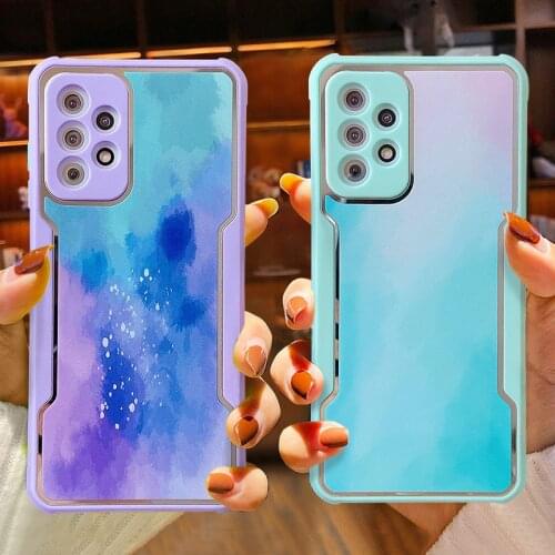 Watercolor Marble Texture Phone Case For Xiaomi Redmi Note 10 Pro Note 9 Note 8 Mi POCO X3 NFC M3 Soft Back Cover Coque Bumper
