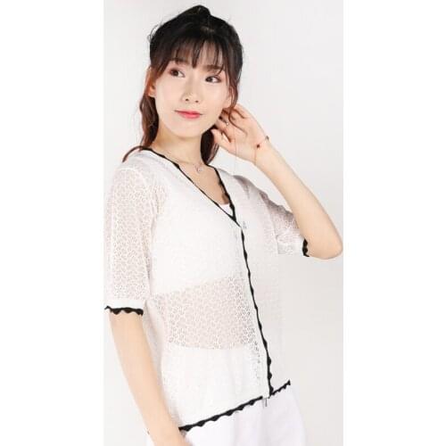 Latest 2021Summer Womens T-shirt Short Sleeve Ice Silk Slim Knitted Blouse Sweatshirt Breathable Sexy Female Team Bride