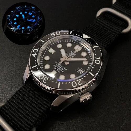 STEELDIVE men diving watch mens automatic mechanical watches 200m waterproof wristwatch Switzerland luminous sapphire NH35 clock