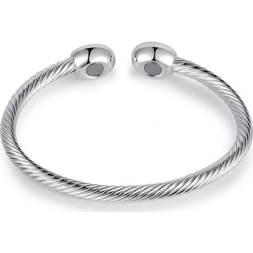 Hot Love Bracelet Bangles for Women Pure Copper Magnetic Health Energy Rope Chain Round Healing Bangle Luxury Jewelry Wholesale