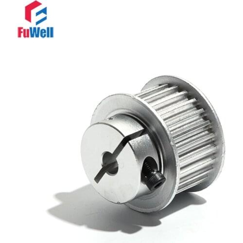 HTD5M-30T Clamp Type Timing Belt Pulley 10/12/14/15mm Transmisson Pulley 16/21mm Belt Width 30Teeth Gear Pulley