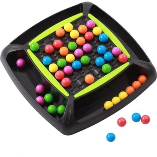 Parent-Child Interaction Rainbow Ball Matching Game Board Games Childrens Treasure Childhood Educational Toys Early Education