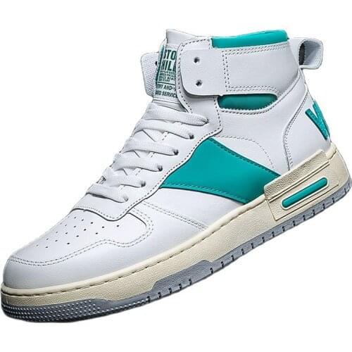 Spring Autumn Men Fashion Casual Shoes High Top Sneaker Men Shoes High Quality Non-slip Walking Shoes Zapatillas Calzado Hombre