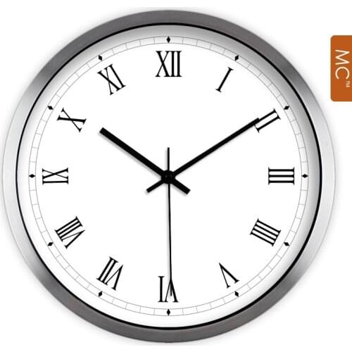 Creative Metal Wall Clock Large Silver Living Room Bedroom Silnt Clock Mechanism Clocks Wall Home Decor Design Reloj De Pared