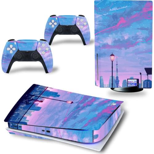 New Sticker For PlayStation 5 Controller Disk Skin Sticker Decal Cover for PS5 Console and 2 Controllers PS5 Disk Skin Sticker