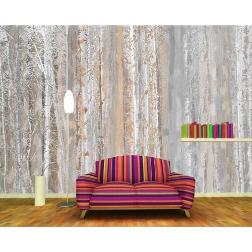 Papel de parede oil painting style texture woods Nordic style 3d wallpaper,living room bedroom wall papers home decor mural