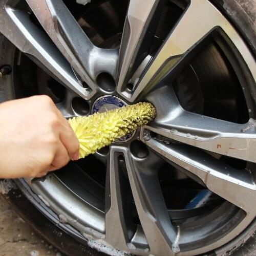 Car Wheel Brush Cleaning Brush Wheel Rims Tire for mini cooper polo 6r volvo v70 renault captur opel toyota aygo opel astra h