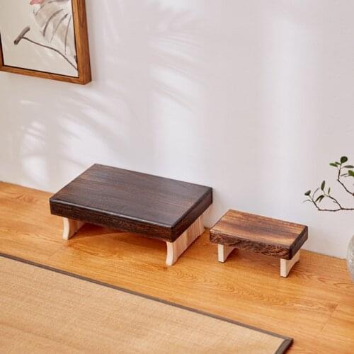 Solid Wood Folding Meditation Bench Step Stool Foot Rest Stool Folding Stool for Kids Toddlers, 22x12x10 cm,39.5x24.5x14.5cm