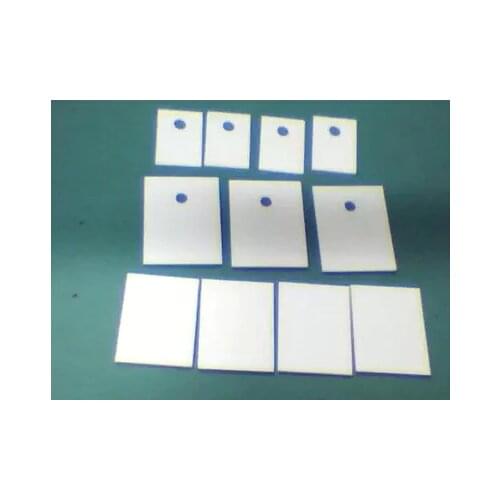 10pcs 14*20*1mm/14*20*0.635mm TO-220 Aluminium Oxide Ceramic Thermal Conductive Insulated Sheet for MOS Transistor Radiator