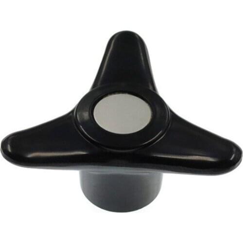 2pcs M10 M12 triangle bakelite grip hand nuts arrow shape handwheel knob handle hilt brass core nut 80mm-100mm head diameter