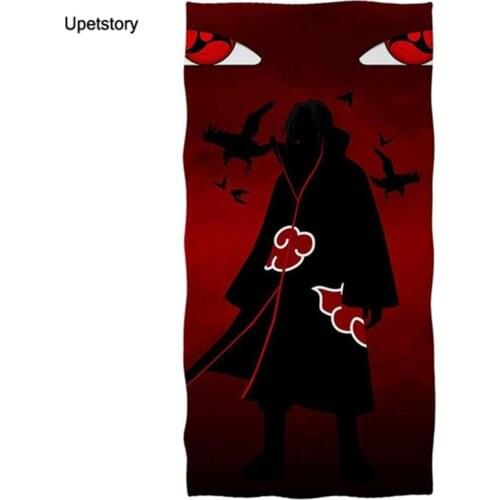 Upetstory Cartoon Shippuden Akatsuki Pattern Boys Bath/Pool/Beach Towel Super Soft Micro Fiber Swimming Towel Washcloth 70x150cm