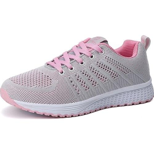Tenis Mujer Woman Tennis Shoes Lace-up Black Gym Shoe Sneakers Shoes Woman Light Flats Outdoor Walking Trainers Chaussures Femme