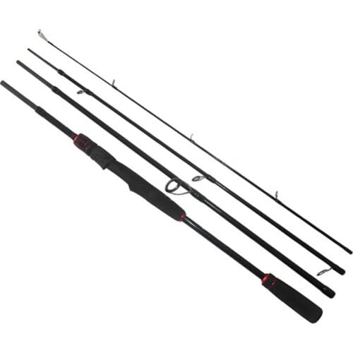 ZXZ Fishing Rod 2.1m/2.4m Carbon Spinning Fishing Rod Strong Telescopic Hand Fishing Tackle Lure Rod 4Segments