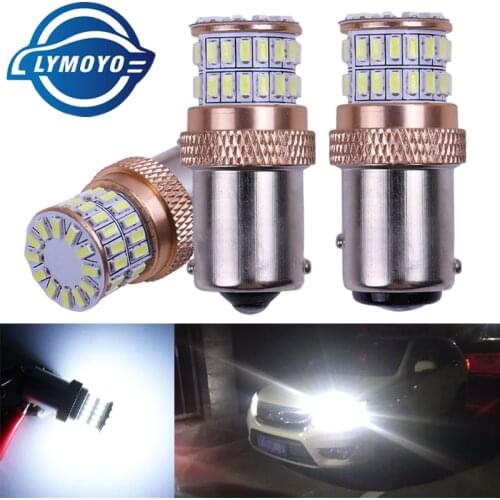 1pc S25 1156 BA15S p21w 1157 Bay15d P21/5W LED Turn Signal Light 3014 48SMD DC12V Car Rear Tail Parking Light brake Lamp