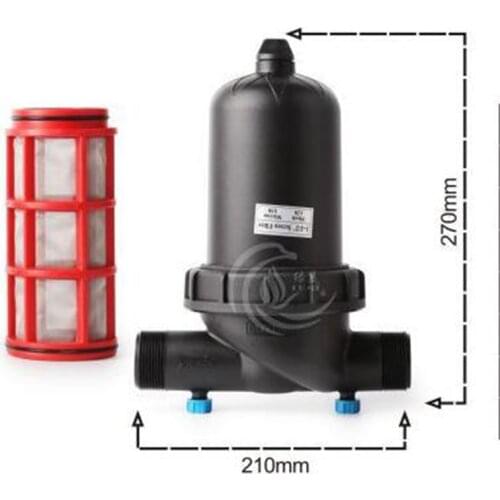 1pc 2" Disc/Screen Filter Male Thread T-Type Filter 120 Mesh Gardening Drip Irrigation Fountain Tools